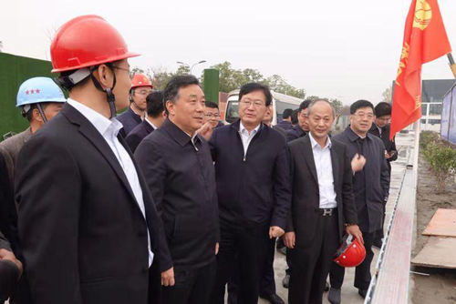 市委書記陸志鵬一行視察南通國際會展中心項(xiàng)目