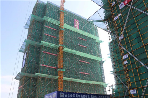 封頂!紫瑯人才公寓北西地塊建設(shè)取得新進(jìn)展